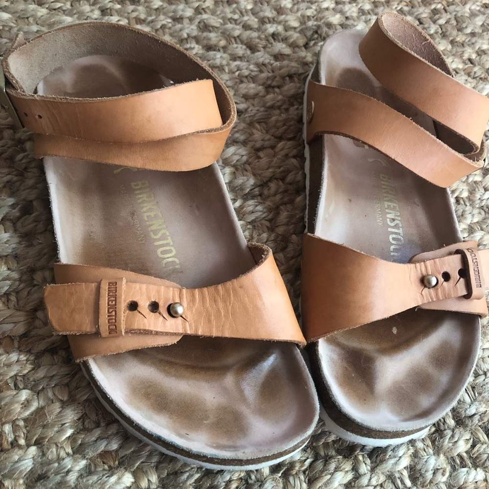Birkenstock Delhi Premium or Lux Leather Sandal. Ankle Strap. Size 10 or 41